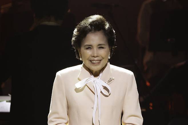 [서울=뉴시스]  '이미자 전통가요 헌정 공연 '맥(脈)을 이음'. (사진 = 쇼당이엔티 제공) 2025.04.27. photo@newsis.com. *재판매 및 DB 금지