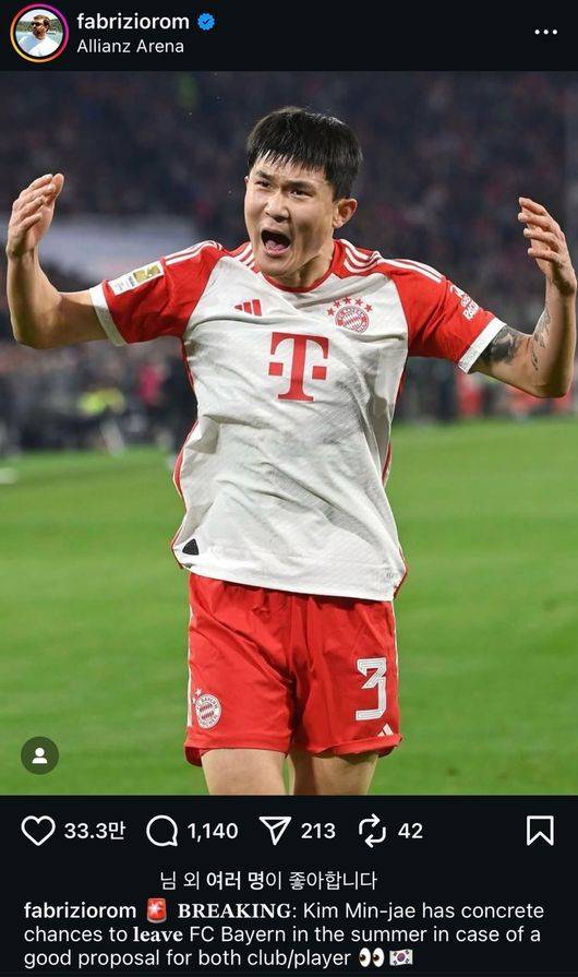 [사진] 파브리시오 로마노 개인 소셜 미디어