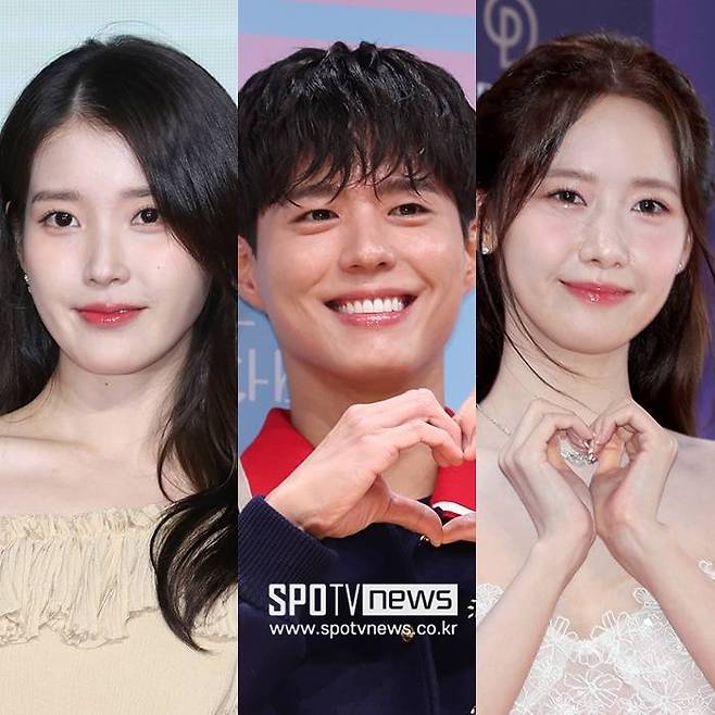 ▲ 아이유, 박보검, 임윤아(왼쪽부터). ⓒ곽혜미 기자