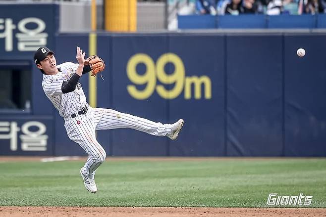 롯데 유격수 전민재 [롯데 자이언츠 제공. 재판매 및 DB 금지]