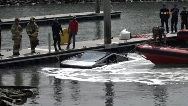 지난 3월 캘리포니아 벤투라 항구에서 발생한 사이버트럭 침수 사고 (사진= Safety for Citizens 페이스북)