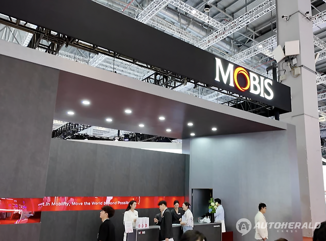 2025 상해오토쇼 현대모비스 전시장. (오토헤럴드 김흥식 기자)