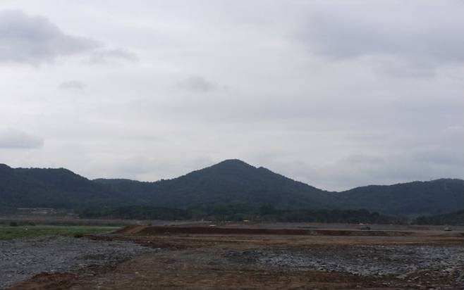 2014년 정지작업 후의 세종시 대통령집무실 예정지 /김두규 제공