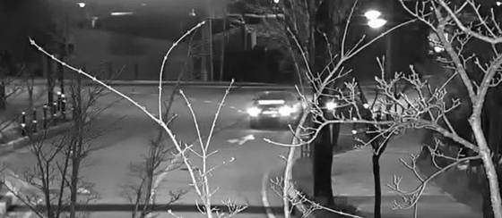 포르쉐 차량(오른쪽)을 뒤따라가던 벤틀리 차량(왼쪽)으로 고의로 추돌시킨 후 우연히 사고가 난 것처럼 꾸민 범행 현장. 사진 일산서부경찰서