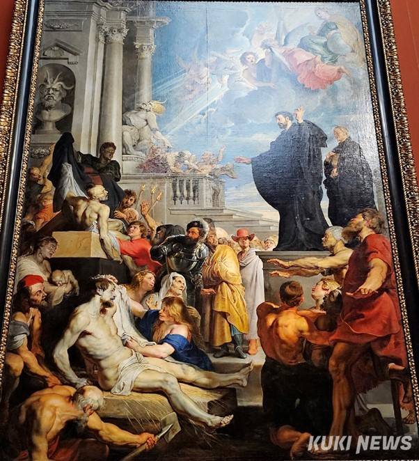 페테르 폴 루벤스, 성 프란시스코 하비에르의 기적, 1617~1618, 535x395cm, 빈 미술사 박물관