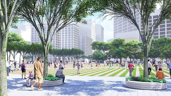 21년만에 새단장한 서울광장 투시도. 서울시