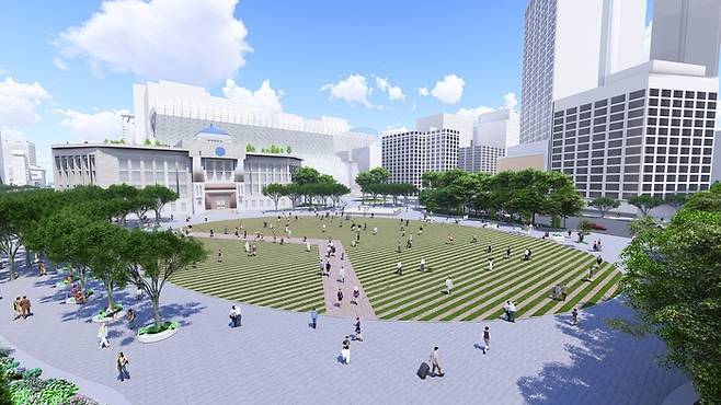 새단장한 서울광장 조감도. 서울시