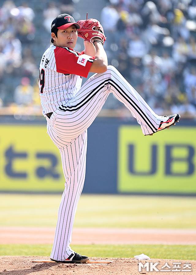 LG의 핵심 선발 자원으로 자리매김한 손주영. 사진=천정환 기자