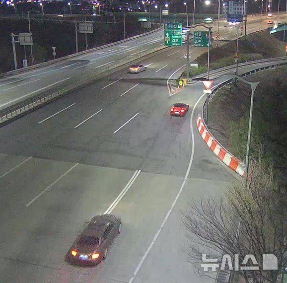 [고양=뉴시스] 추돌 사고 현장. /사진=뉴시스
