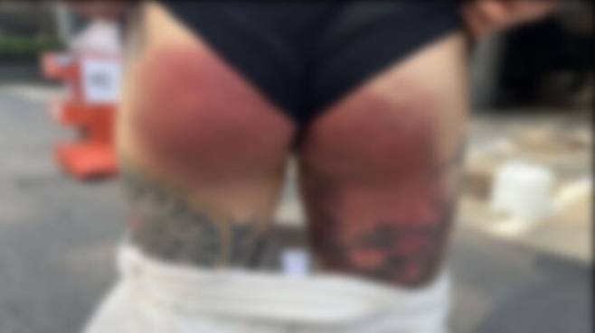 엉덩이 폭행당한 폭력조직원