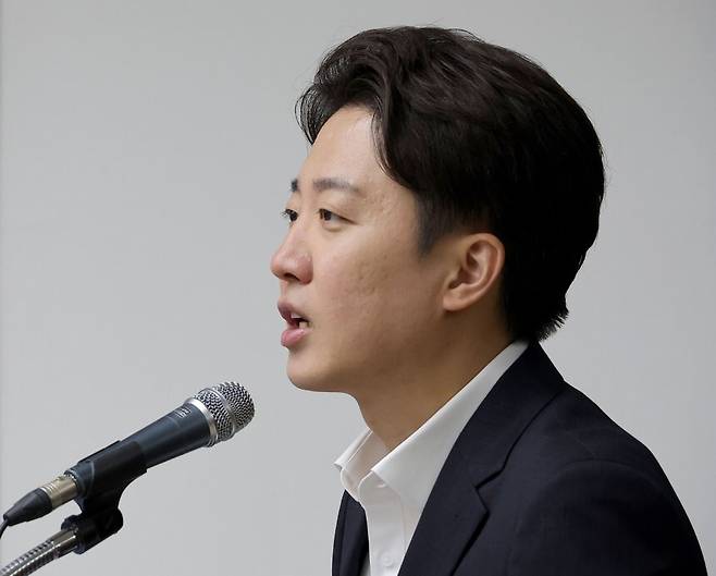 개혁신당 이준석 대선후보. 연합뉴스