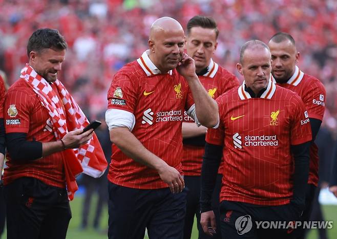 리버풀의 EPL 우승을 지휘한 아르네 슬롯 감독 [로이터=연합뉴스]