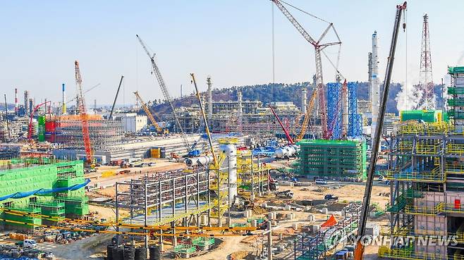 에쓰오일, 샤힌 프로젝트 공사 현장 [에쓰오일 제공. 재판매 및 DB 금지]