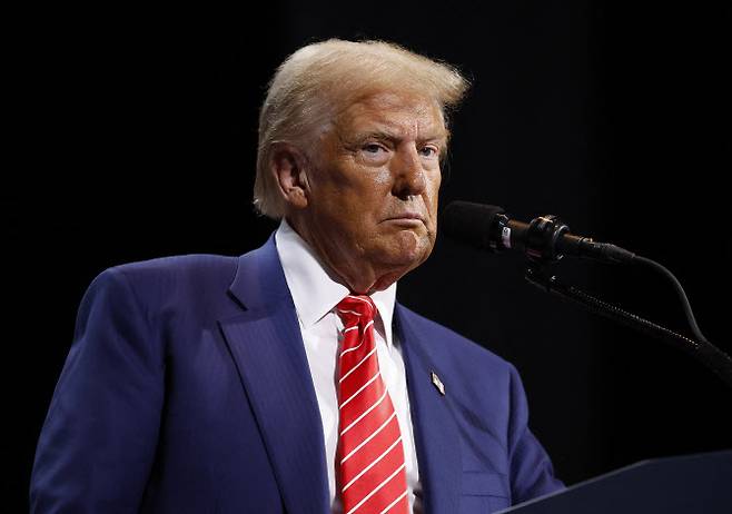 도널드 트럼프 미국 대통령은 대미 무역수지 흑자국들을 대상으로 고율 관세를 부과하는 등 통상 압박을 가하고 있다. (사진= AFP)