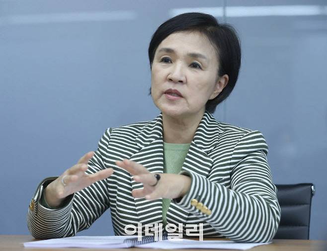 강금실 전 법무부 장관(사진 = 이데일리 노진환 기자)