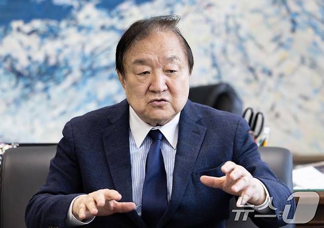 정대철 헌정회 회장. 2025.3.17/뉴스1 ⓒ News1 이재명 기자