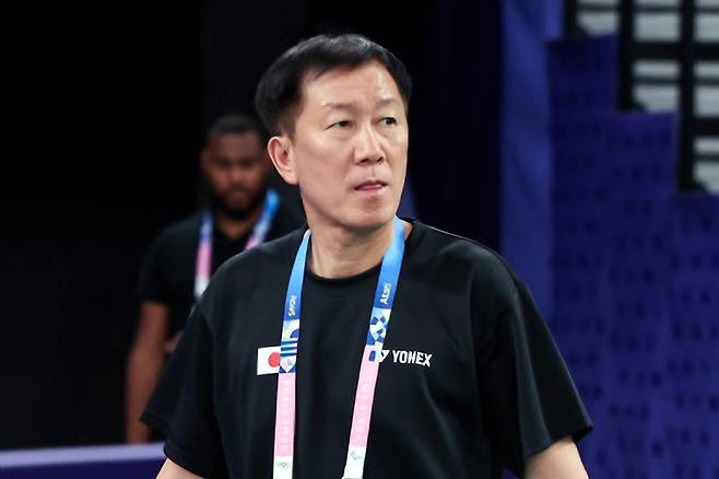 일본 감독 시절의 박주봉. 사진/BWF(세계배드민턴연맹)