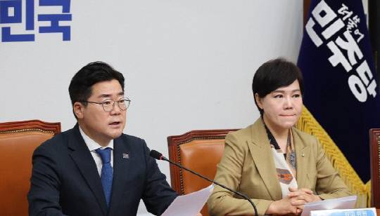 박찬대 더불어민주당 당 대표 직무대행 겸 원내대표. 연합뉴스.