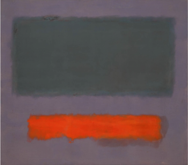 마크 로스코의 작품 '그레이, 오렌지 온 마룬(Grey, Orange on Maroon) No.8'. /사진=보에이만스 판 뷔닝언 박물관 홈페이지, 아시아경제