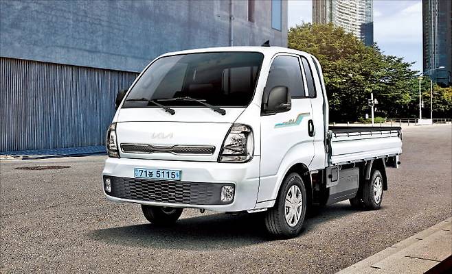 기아의 소형 전기 트럭 ‘The 2025 봉고 Ⅲ EV’.  기아 제공