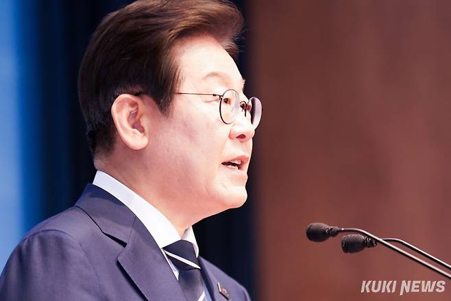 이재명 더불어민주당 대선 후보. 유희태 기자