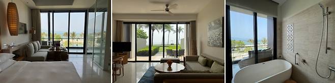 하얏트 리젠시 다낭에는 호텔과 레지던스, 독채 풀빌라 등 다양한 숙박 옵션이 있다. / 사진=홍지연 여행+ 기자