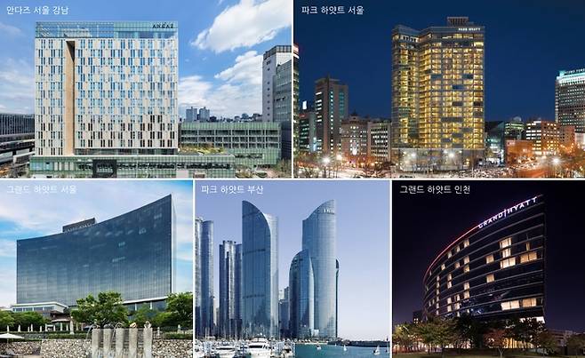 서울부터 부산까지 하얏트 국내 5개 호텔 특가 시작 / 사진=하얏트