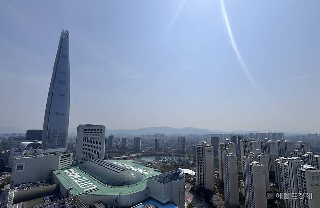 잠실동 트리지움 등 잠실 전경. [헤럴드경제DB]