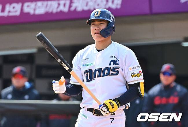 [OSEN=부산, 이석우 기자] NC 다이노스 김주원 111 2025.04.13 / foto0307@osen.co.kr