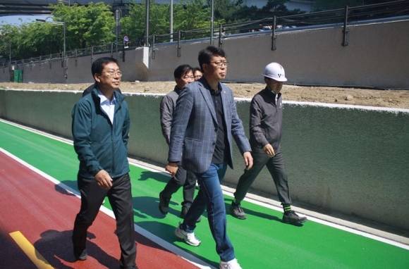 준공 전 주민참여 합동점검(정릉천-자전거도로 정비, 옹벽·하수암거 외벽개선)