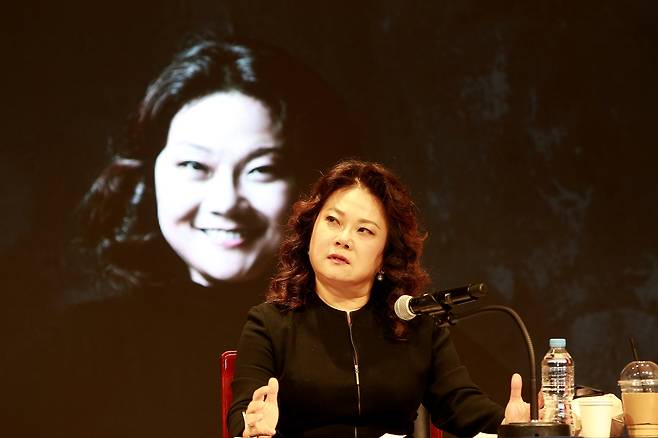 피아니스트 서혜경 60주년 기념 리사이틀 기자회견 피아니스트 서혜경이 29일 푸르지오 아트홀에서 열린 60주년 기념 리사이틀 기자회견에서 발언하고 있다. 2025.04.29. [라음아트&컴퍼니 제공. 재판매 및 DB금지]