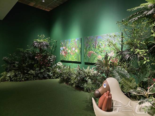 가나초콜릿 출시 50주년을 맞아 특별전시회 아뜰리에 가나를 진행한다. 롯데웰푸드는 29일 미디어 사전 공개 행사를 진행했다. ⓒ News1 이형진 기자