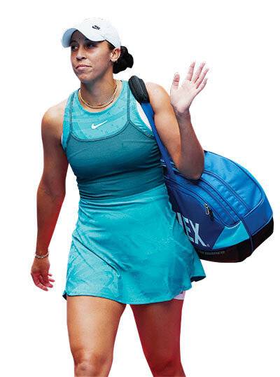 지난 1월 호주 오픈 결승전에서 메디슨 키스(아래쪽)와 이리나 사발렌카도 같은 디자인에 색깔만 다른 나이키 유니폼을 입었다.