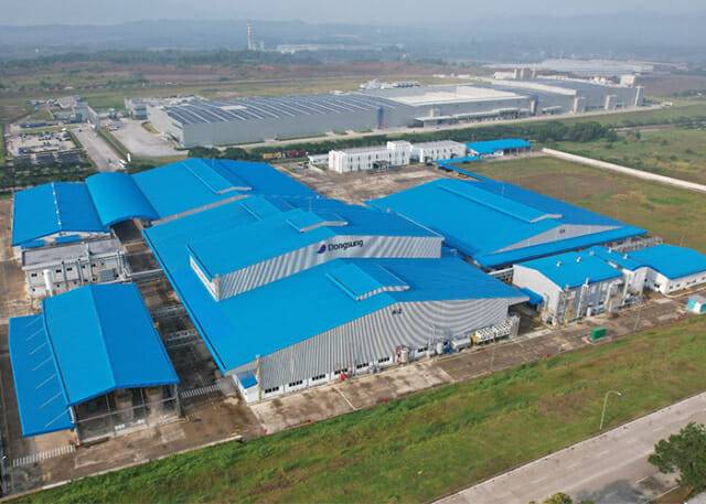 동성케미컬이 인도네시아 까라왕에 구축한 폴리우레탄 생산 공장 (사진=동성케미컬)