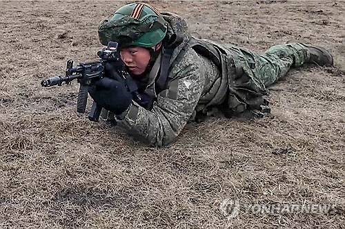 러시아 쿠르스크 탈환 작전에 참여한 북한군 [타스 연합뉴스 자료사진]