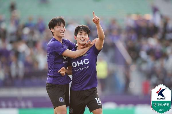 박종현(왼쪽), 최규현(이상 FC안양). 한국프로축구연맹 제공