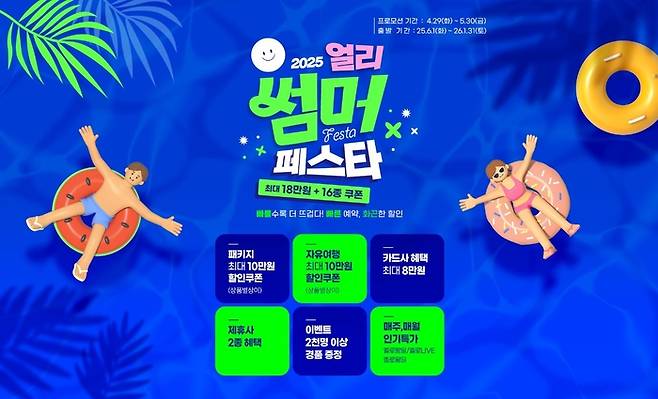 노랑풍선 얼리 썸머 페스타 행사 포스터 / 사진=노랑풍선