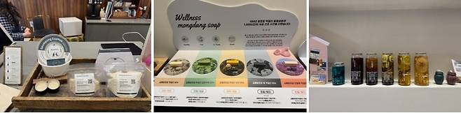 금풍양조장에서 개발한 각종 상품  / 사진=홍지연 여행+ 기자