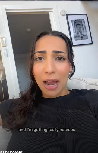 틱톡 이용자 레미 멜리는 오는 12월에 뉴욕을 방문할 계획이었지만 여행객들이 구금되고 있다는 보도를 접하고 여행을 다시 생각하게 됐다고 말했다. [사진 = 틱톡]