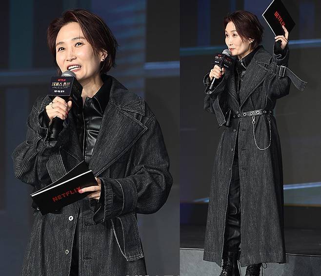 박경림이 올블랙 스타일링으로 강렬한 카리스마를 발산했다.사진=천정환 기자