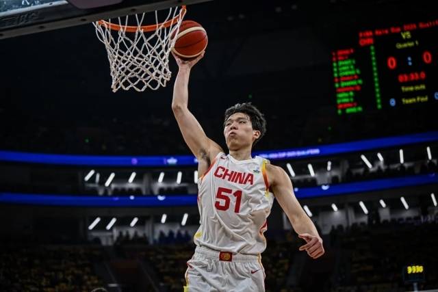양한센은 현재 CBA에서 활약 중인 중국 농구의 미래다. 그는 216cm의 빅맨으로 요키치와 비슷한 플레이 스타일을 자랑해 ‘중국 요키치’로 불리고 있다. 사진=FIBA 제공