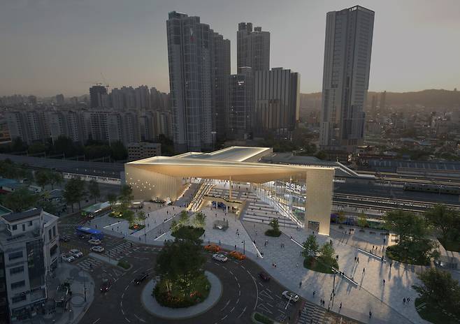 경부선 천안역사 증개축 사업 조감도 ⓒ천안시