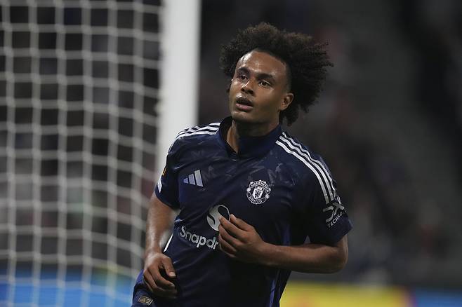 맨유 조슈아 지르크지. <저작권자(c) 연합뉴스, 무단 전재-재배포, AI 학습 및 활용 금지>