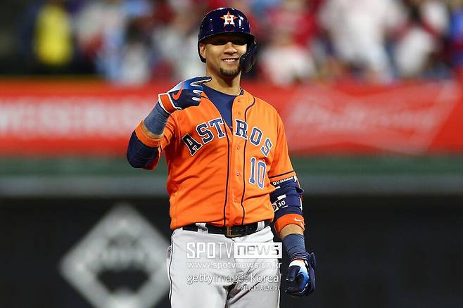 ▲ 휴스턴의 전성기를 이끌었던 주역 중 하나인 구리엘은 많은 나이와 떨어진 기량 탓에 향후 메이저리그에서의 현역 연장도 불투명해졌다