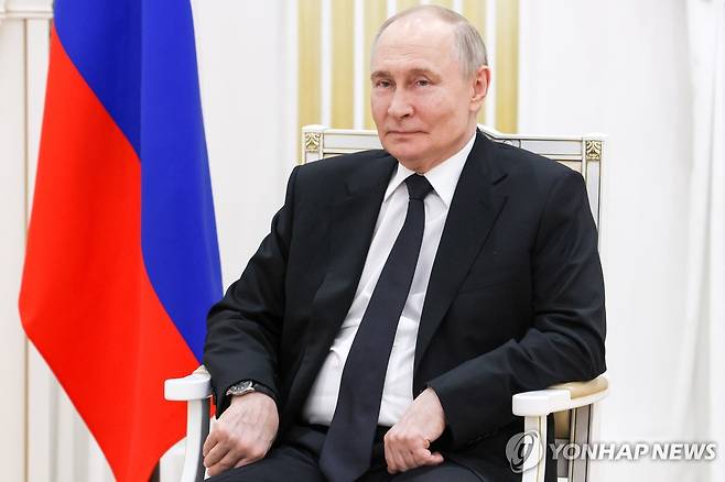 블라디미르 푸틴 러시아 대통령 [타스/러시아 대통령실 연합뉴스. 재판매 및 DB 금지]