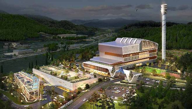 세종시 폐기물 처리 시설인 친환경종합타운 조감도 [세종시 제공. 재판매 및 DB 금지]