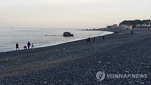 울산 주전 몽돌해변 [연합뉴스 자료사진]