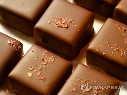 초콜릿 ※ 사진은 기사 본문과 직접 관련이 없습니다. [연합뉴스 자료사진]