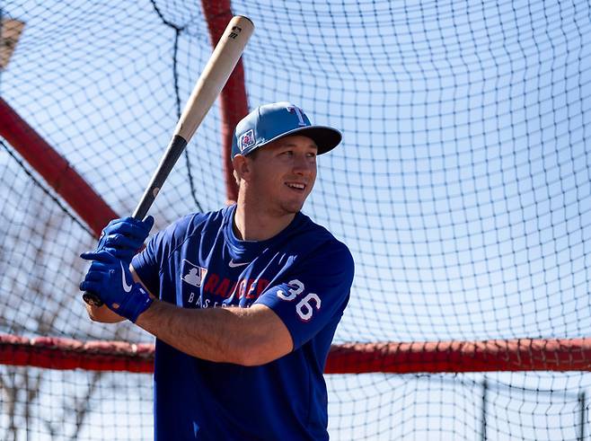 (텍사스 외야수 와이어트 랭포드)