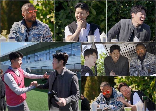 예능 ‘맨인유럽’ 박지성, 손흥민, 에브라 (제공: STUDIO X+U)